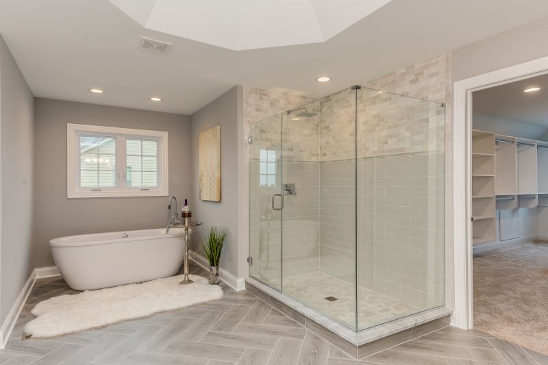 Modern Shower and Tub Combo